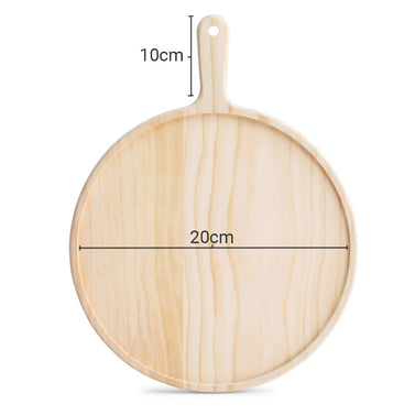 8 inch Round Premium Wooden Board Paddle