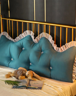 120cm Blue Princess Headboard Pillow